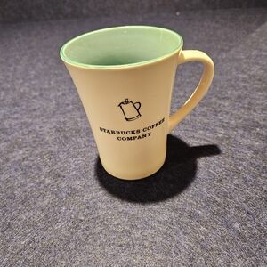 Starbucks Yellow and Green Coffee Mug